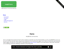 Tablet Screenshot of getferro.com